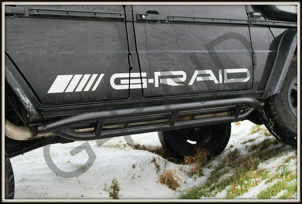 Load image into Gallery viewer, g wagon g wagen geladnewagen rock sliders side step side protection for mercedes g wagon w463 w461 g500 g550 g55 g63
