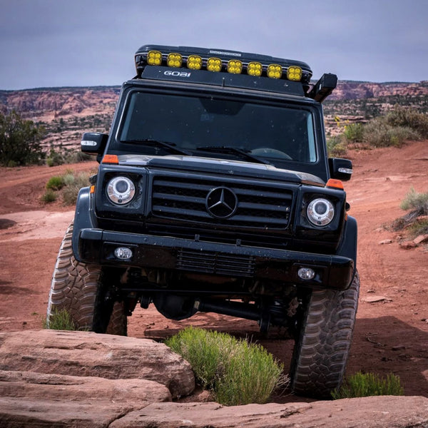 Load image into Gallery viewer, g wagon 4 inch lift kit 100mm lift kit for Mercedes G Wagon G Wagen Gelandewagen Jack Wagon Overlanding Suspension Mercedes Benz w463 w461 w460 G500 G550 G55 G63 AMG