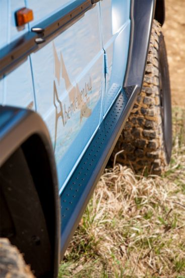 Load image into Gallery viewer, mercedes benz g wagon rockslider g-slide skid protection side step abenteuer 4x4