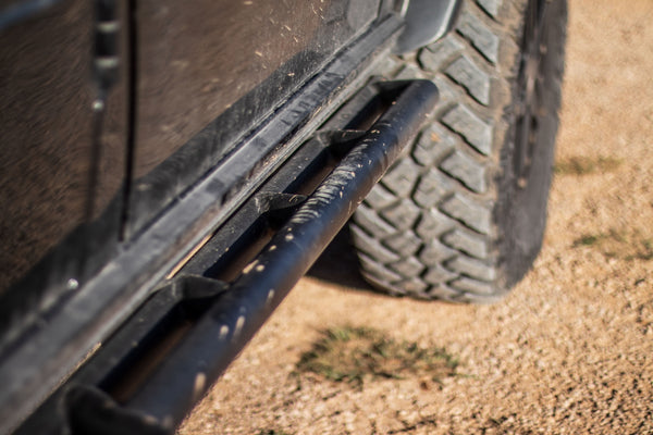 Load image into Gallery viewer, mercedes g wagon rock sliders side steps skid steps sill protection g500 g550 g55 g63 AMG Jack Wagon Overlanding