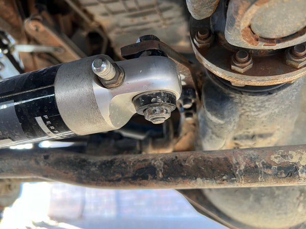 Load image into Gallery viewer, mercedes g wagon steering stabilizer extension bracket g500 g550 g55 g63 amg