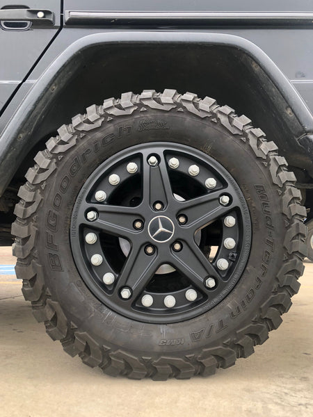 Load image into Gallery viewer, Mercedes G500 G550 G55 G63 wheels Hutchinson beadlock g wagon 18 inch g wagen Rock Monster 2059 military