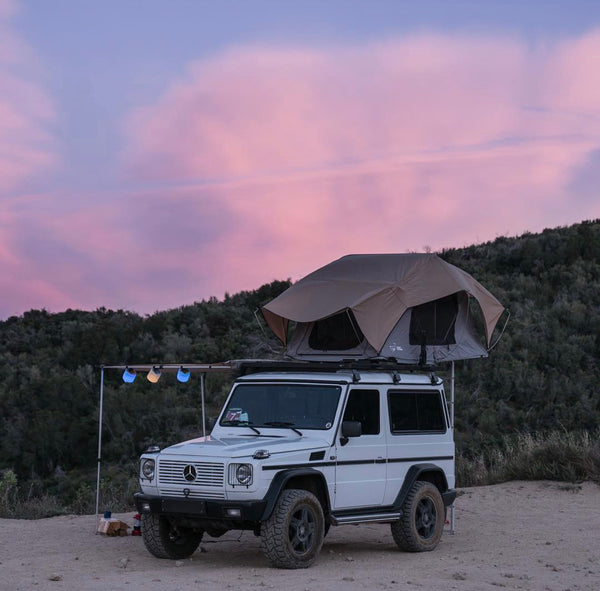 Load image into Gallery viewer, SWB g wagon roof rack front runner mercedes benz g wagon g wagen g class g230 g350 g500 g55 g550 g63 amg front runner roof rack ladder luggage mount light bar Tall and Standard