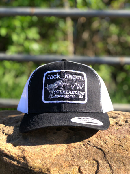 Load image into Gallery viewer, Jack Wagon Overlanding buckin donkey patch hat whiskey bent armadillo hat co