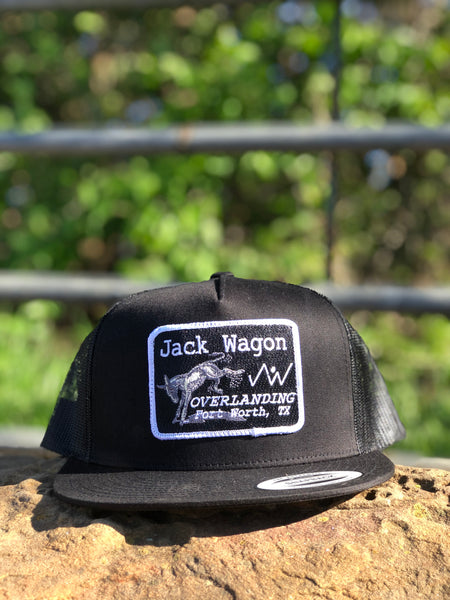 Load image into Gallery viewer, Jack Wagon Overlanding buckin donkey patch hat whiskey bent armadillo hat co