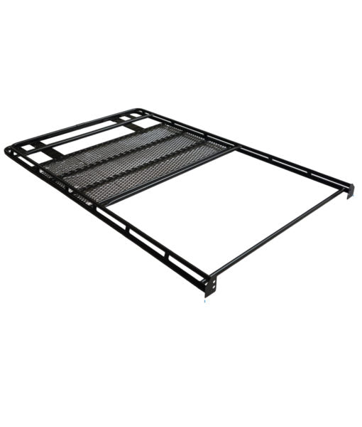 Load image into Gallery viewer, jeep JKU 4 Door baja off road offroad roof rack gobiracks gobirack gobi stealth ranger light bar multi light setup wind deflector