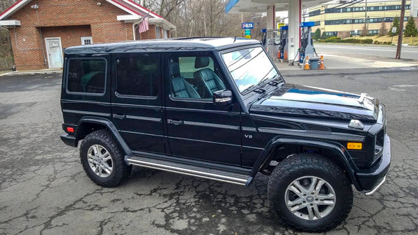 Load image into Gallery viewer, orc eibach blue springs installed on black g wagon for 2 inch lift upgrade