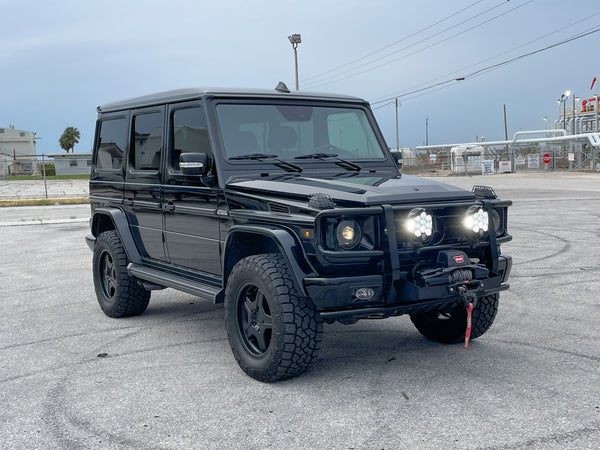Load image into Gallery viewer, g wagon front steel winch bumper baja lp9 ORC g wagen protection gelandewagen