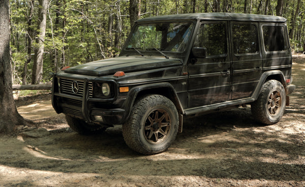 Load image into Gallery viewer, Mercedes G Wagon G Class side steps Rock Sliders ORC Double Sill Protection