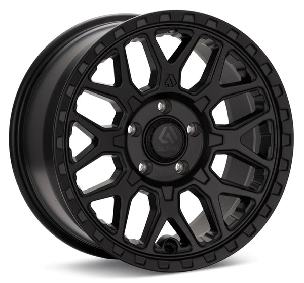 Load image into Gallery viewer, 5x130 matte black g wagon wheels off road g class 18 inch wheels alpha equipt gelandewagen porsche cayenne audi q7 volkswagen touareg