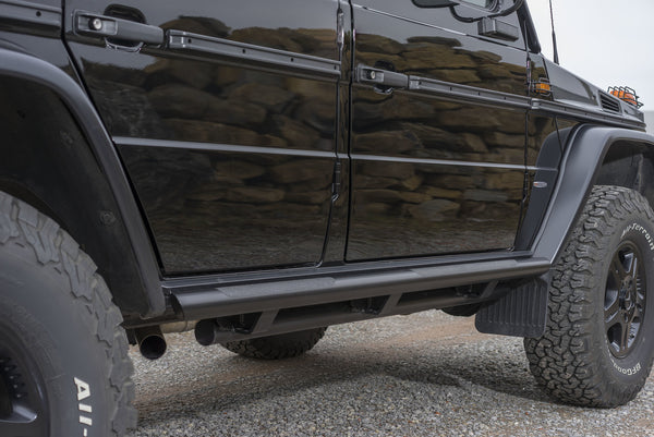 Load image into Gallery viewer, mercedes benz g wagon double sill protection rock slider side step ORC