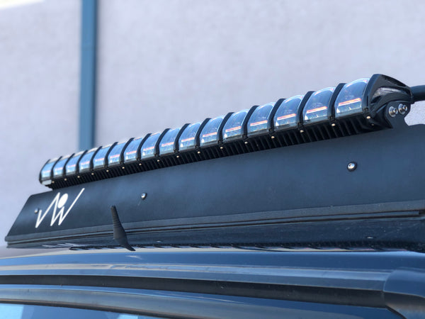 Load image into Gallery viewer, g wagon light bar rigid adapt 40 inch light bar brackets mercedes g wagon light bar roof rack