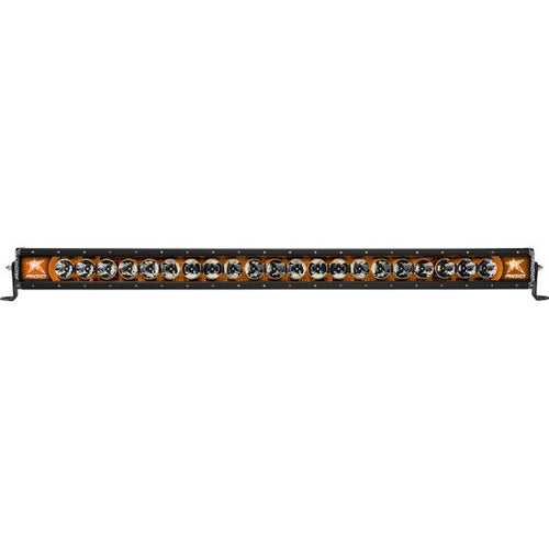 rigid industries radiance+ series orange back lit 40 inch light bar