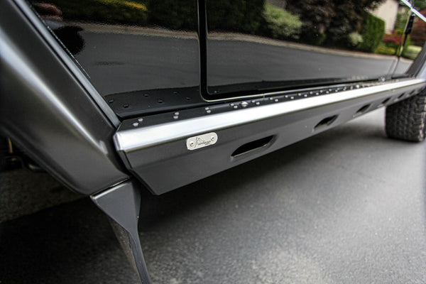 Load image into Gallery viewer, mercedes benz g wagon rockslider g-slide skid protection side step abenteuer 4x4