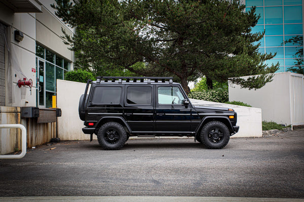 Load image into Gallery viewer, mercedes benz g wagon rockslider g-slide skid protection side step abenteuer 4x4