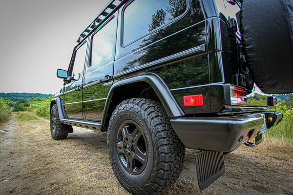 Load image into Gallery viewer, mercedes benz g wagon rockslider g-slide skid protection side step abenteuer 4x4
