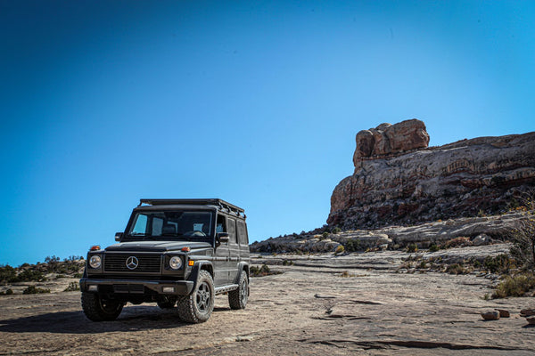 Load image into Gallery viewer, mercedes benz g wagon rockslider g-slide skid protection side step abenteuer 4x4