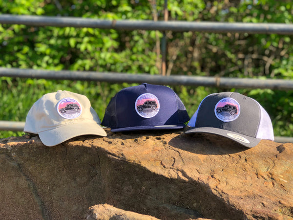 Load image into Gallery viewer, Jack Wagon Overlanding sunset patch hat