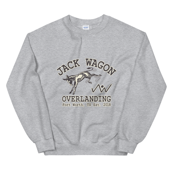 Load image into Gallery viewer, jack wagon overlanding buckin donkey sweatshirt merch g wagon parts g wagen accessories