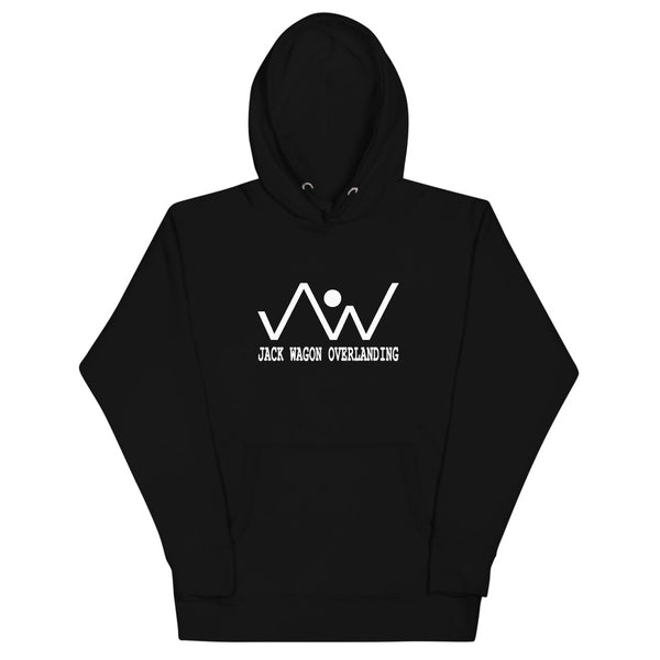 Load image into Gallery viewer, JWO "Mountain Logo" Unisex Hoodie (White Lettering)