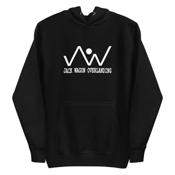 Load image into Gallery viewer, JWO "Mountain Logo" Unisex Hoodie (White Lettering)