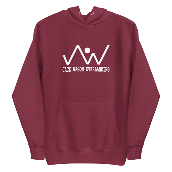 Load image into Gallery viewer, JWO &quot;Mountain Logo&quot; Unisex Hoodie (White Lettering)
