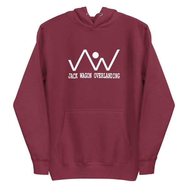 Load image into Gallery viewer, JWO "Mountain Logo" Unisex Hoodie (White Lettering)