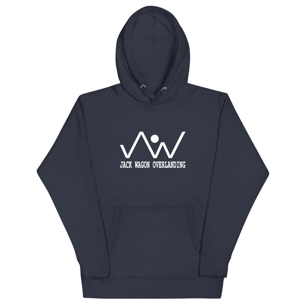 Load image into Gallery viewer, JWO "Mountain Logo" Unisex Hoodie (White Lettering)