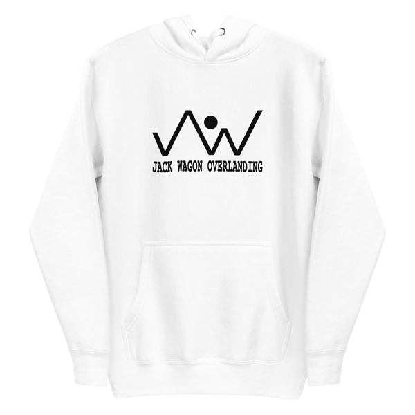 Load image into Gallery viewer, JWO "Mountain Logo" Unisex Hoodie (Black Lettering)