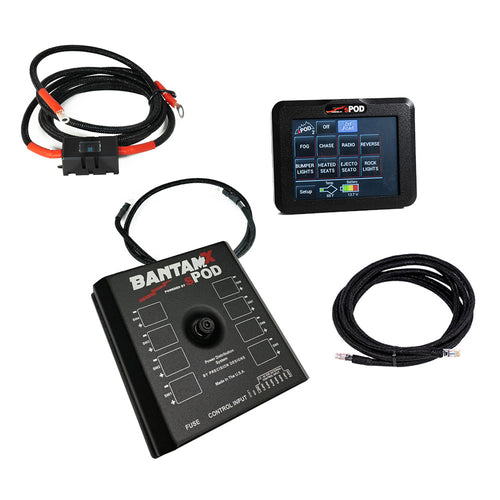 bantamX sPOD with touch screen auxiliary light switch