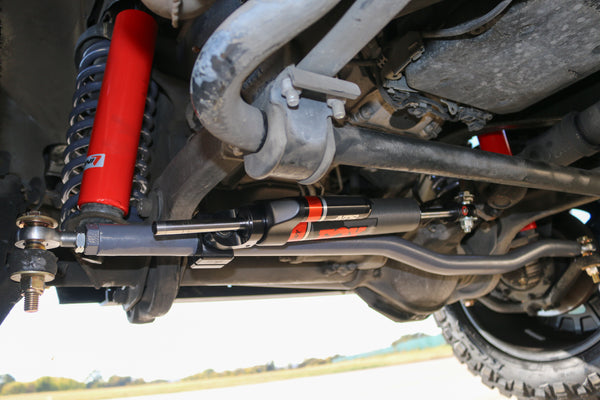 Load image into Gallery viewer, mercedes g wagon steering link drag link tie rod steering stabilizer upgraded heavy duty
