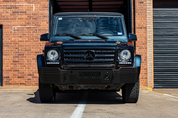 Load image into Gallery viewer, g wagon front steel bumper mercedes tow pin bumper g550 g63 amg 4x4 squared g wagen gelandewagen 463 w463
