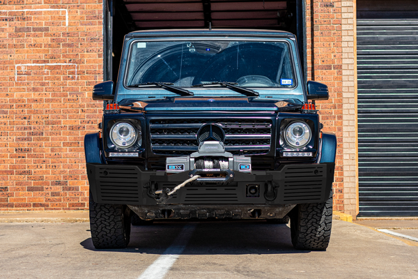 Load image into Gallery viewer, g wagon front steel bumper mercedes tow pin bumper g550 g63 amg 4x4 squared g wagen gelandewagen 463 w463
