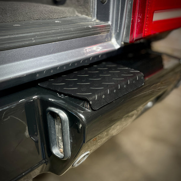 Load image into Gallery viewer, g wagon rear bumper step plate grip tape replacement repair upgrade mercedes g500 g550 g55 g63 g wagen
