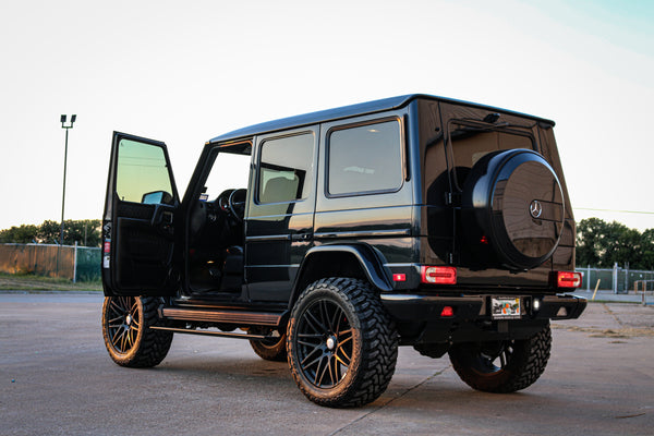 Load image into Gallery viewer, g wagon electronic side steps drop down electric running boards mercedes g550 g63 g65 amg g class gelandewagen
