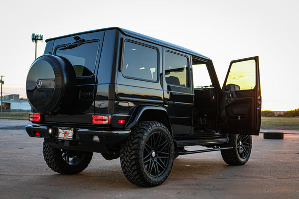 Load image into Gallery viewer, g wagon electronic side steps drop down electric running boards mercedes g550 g63 g65 amg g class gelandewagen
