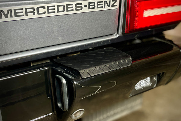 Load image into Gallery viewer, g wagon rear bumper step plate grip tape replacement repair upgrade mercedes g500 g550 g55 g63 g wagen 
