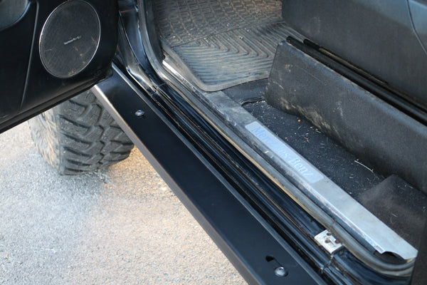 Load image into Gallery viewer, g wagon high clearance rock sliders side steps running boards g wagen gelndewagen g500 g550 g55 g63 amg mercedes benz w460 w461 w463
