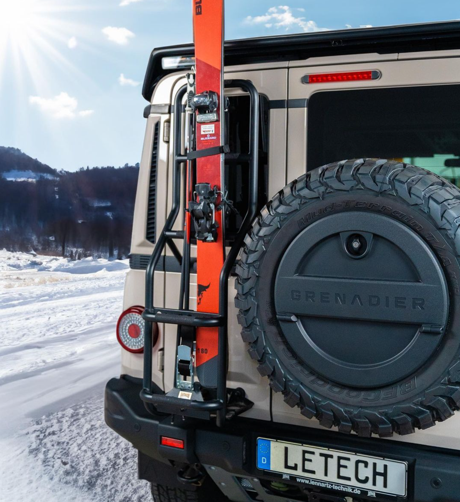 LeTech Multifunction Rear Ladder (For INEOS Grenadier) – Jack Wagon ...