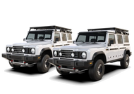 ineos grenadier roof rack front runner full length three quarter safari window open close ladder basket storage