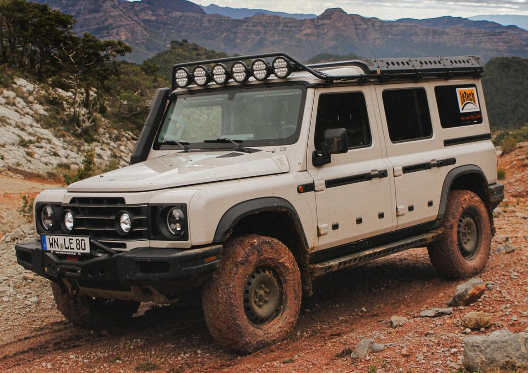 LeTech Offroad Side Steps/Running Boards (for INEOS Grenadier