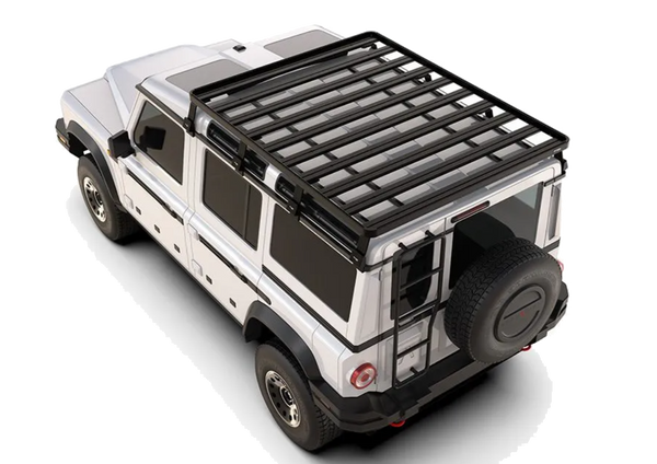 Load image into Gallery viewer, ineos grenadier roof rack front runner full length three quarter safari window open close ladder basket storage
