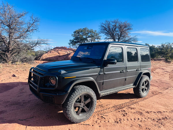 Load image into Gallery viewer, mercedes 463a 465 2 inch lift kit 50mm g-wagon g-class g-wagen suspension springs shocks struts 464
