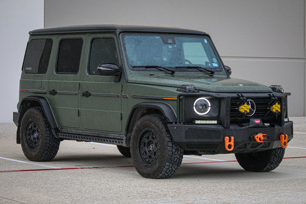 Load image into Gallery viewer, mercedes g wagon 463a front steel bumper winch w463a g class g550 g63 amg g wagen g class
