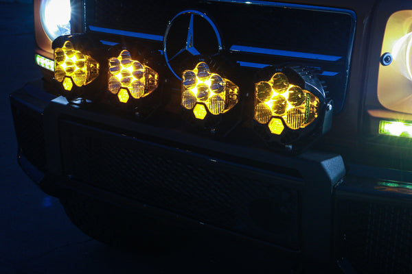 Load image into Gallery viewer, g63 front bumper cover brush guard removal bull bar trim light bar bracket
