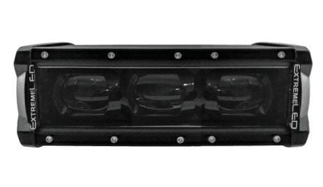 Load image into Gallery viewer, 8 inch single row all black tinted midnight optics super stealth light bar extreme led
