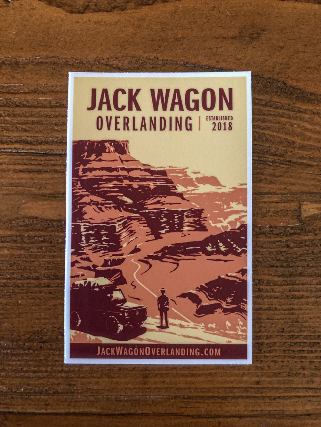 JWO Jack Wagon Overlanding Canyonlands National Park Sticker Vinyl Decal