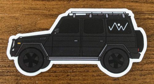 Vinyl Sticker Decal Mercedes G Wagon Truck SUV Jack Wagon Overlanding