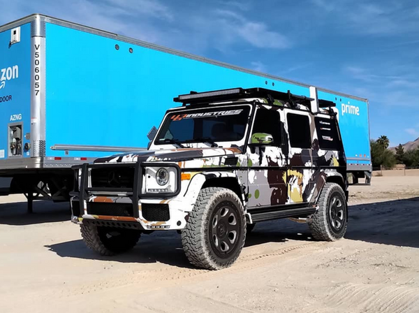 Load image into Gallery viewer, Mercedes G Wagon Black Wheels 5x130 8x165 off road 463 industries GC02
