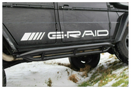 g wagon g wagen geladnewagen rock sliders side step side protection for mercedes g wagon w463 w461 g500 g550 g55 g63